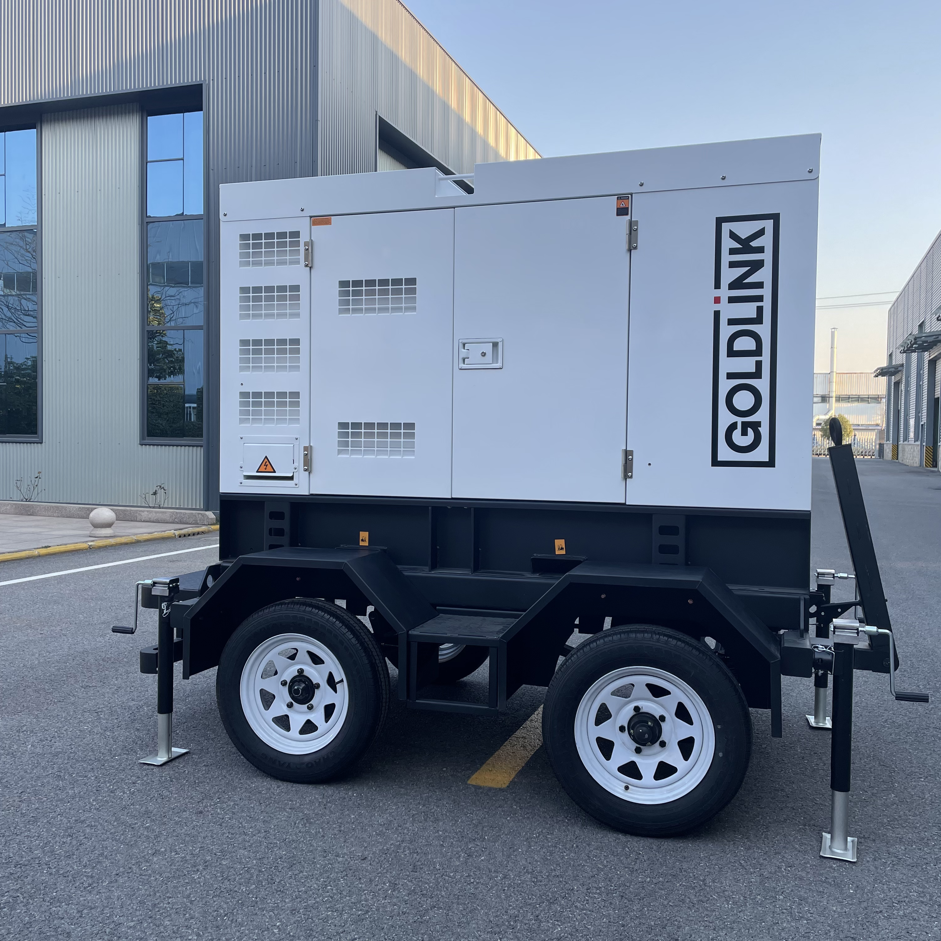Trailer Mounted Diesel Generator 100kVA Mobile Power Station