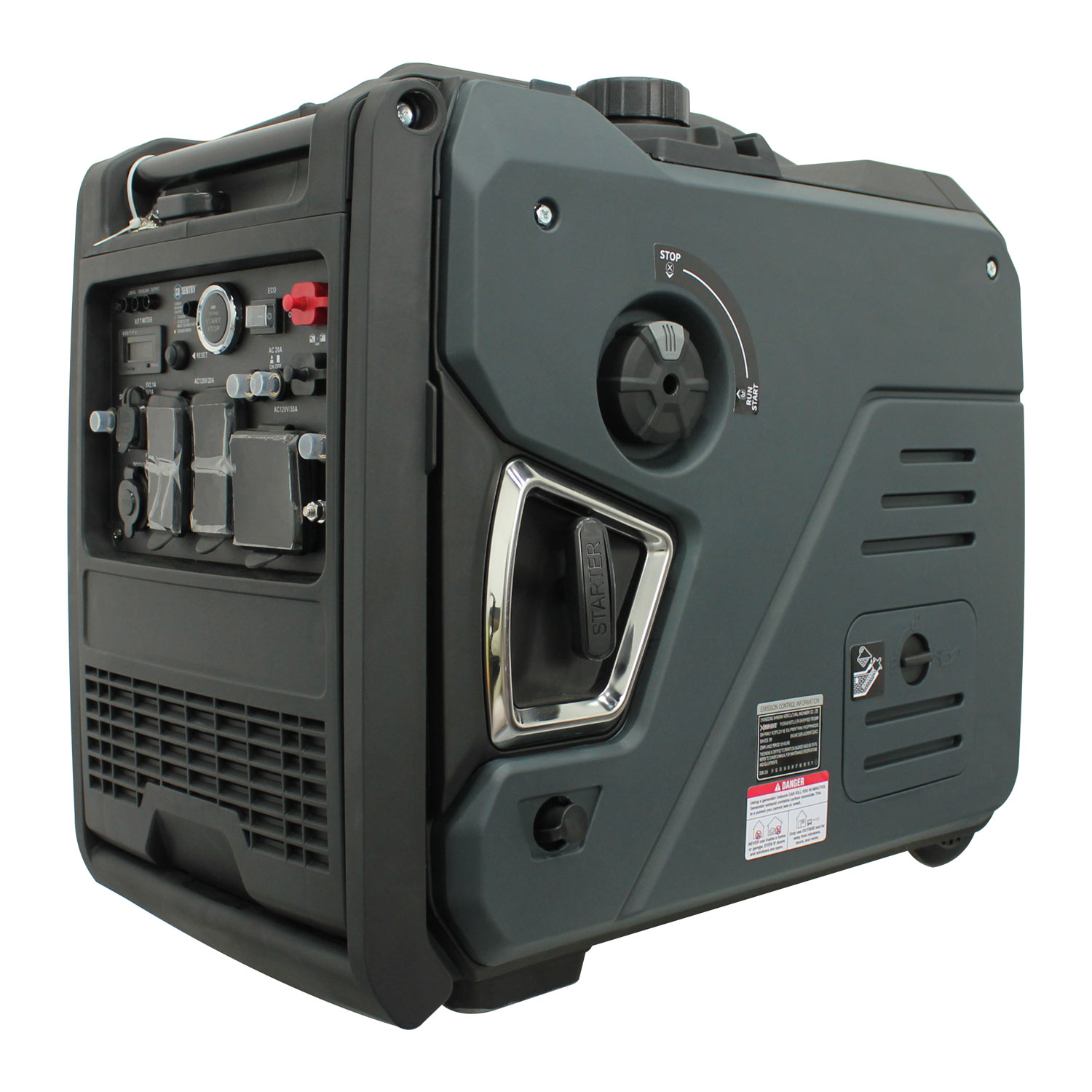 High Efficiency Air-Cooled 4-Stroke Gasoline Generator 5KW Quiet Natural Gas/Gasoline Home Portable AC 50/60Hz Eco-Friendly