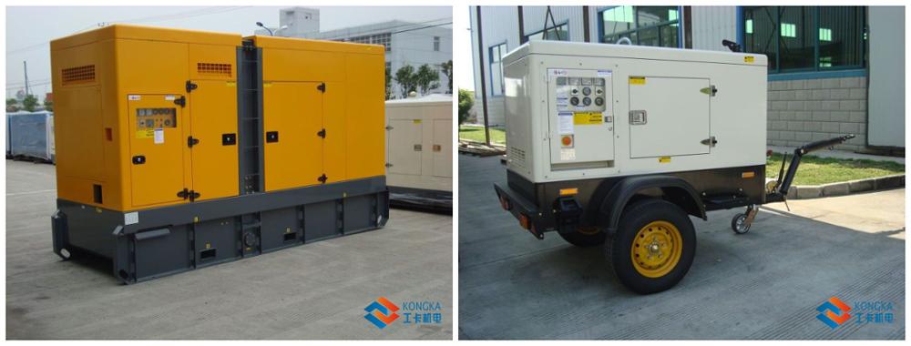 Silent soundproof generator view