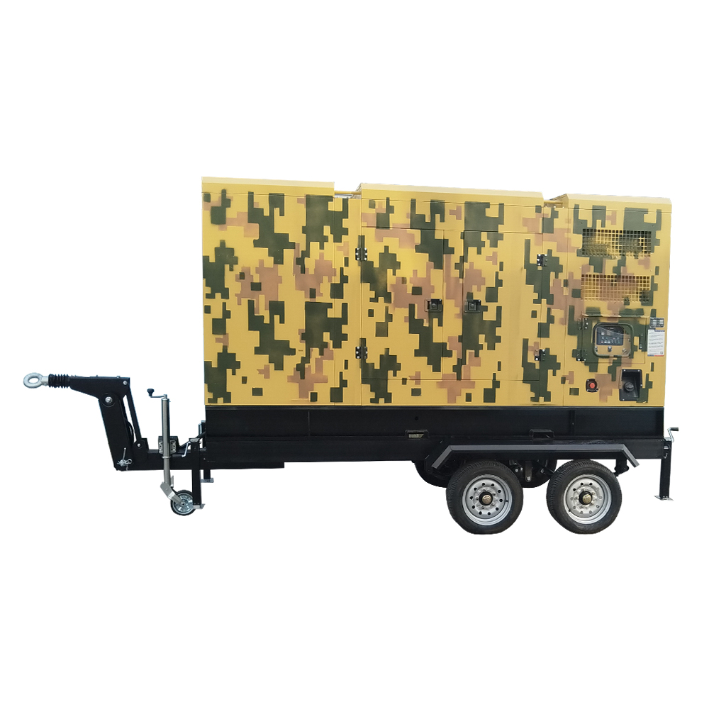 Free Energy Portable Standby 100kw Mobile Sound Proof Diesel Generator Set with Trailer by Hengli