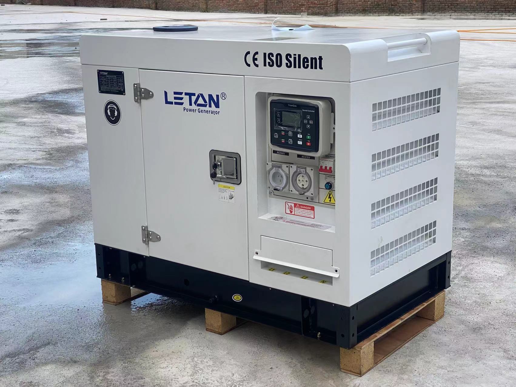 LETON 15kw Open Silent Diesel Generator Set Portable Standby Power With ATS Option Super Silent 15Kw/20kw diesel Generator Set