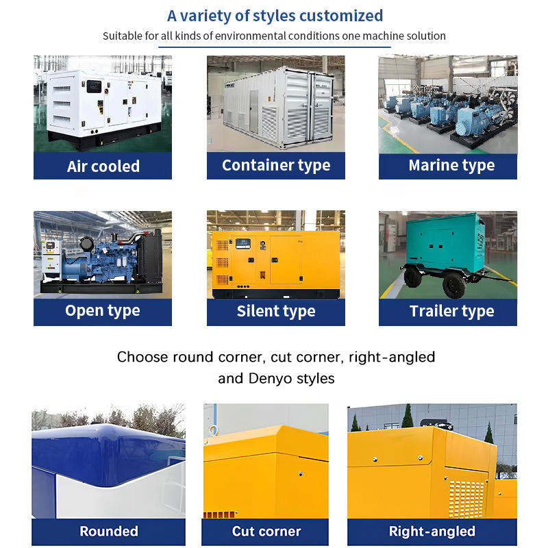 Cummins Diesel Generator Set Custom High Power Genset Engine 200kw-2000kw Backup Standby Power Plant Generator Group