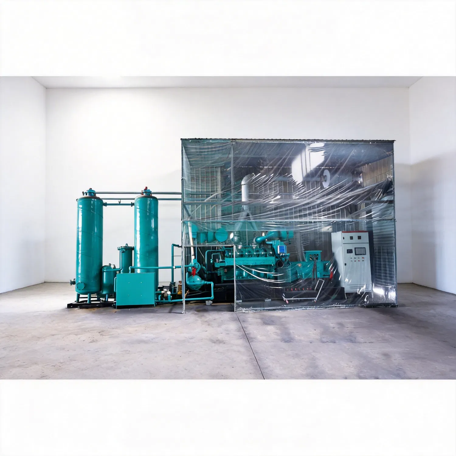 Reliable 5000kw Dual Fuel Gas Generator Set, 1000 Rpm Efficiency