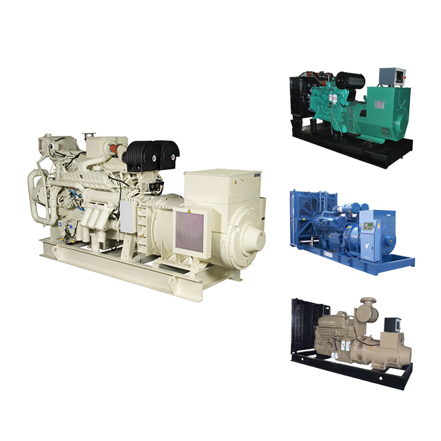 Genuine 50Hz 200kVA Water Cooled Electric Start Diesel Marine Generator Set