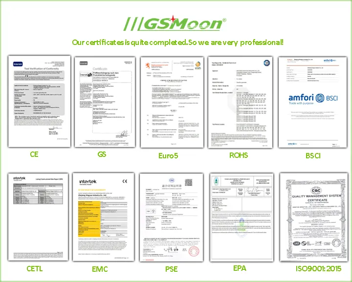 Inverter Generator Certificates