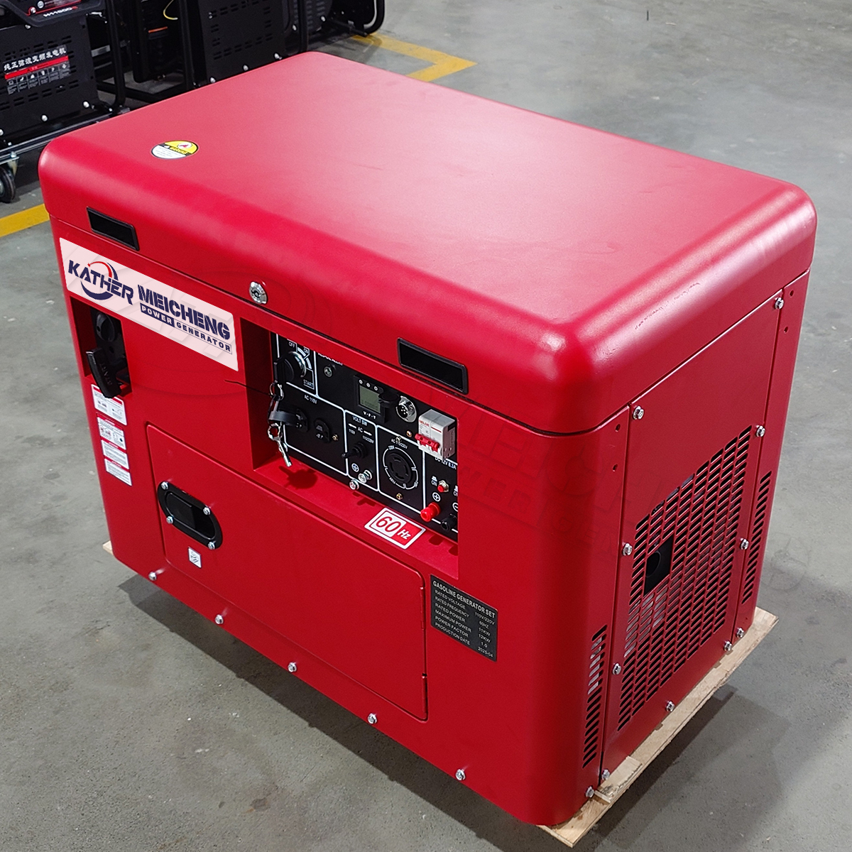 Silent Natural Gas/Biogas/LPG 5KW to 30KW Generator Set with Remote Start 60Hz Frequency Low Noise 1/3 Phase Generator