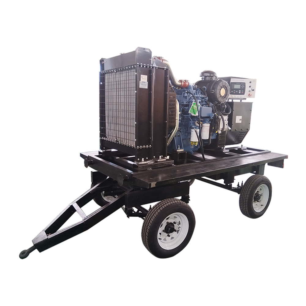 Free Energy Portable Standby 100kw Mobile Sound Proof Diesel Generator Set with Trailer by Hengli