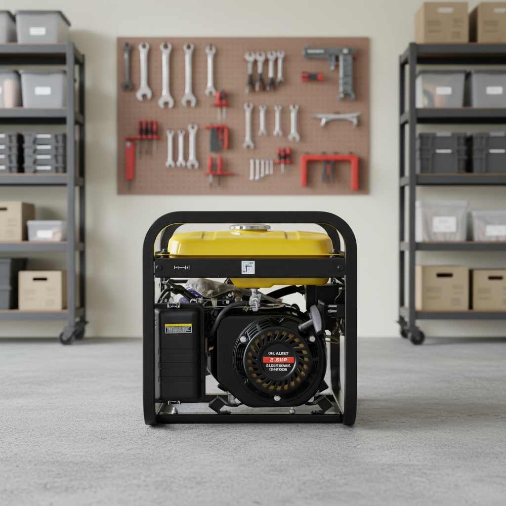 Portable 220V/110V 4-Stroke Gasoline Inverter Generator Set 380V Rated Voltage 5KW Max Power DC 12.0h Running Time Home Use