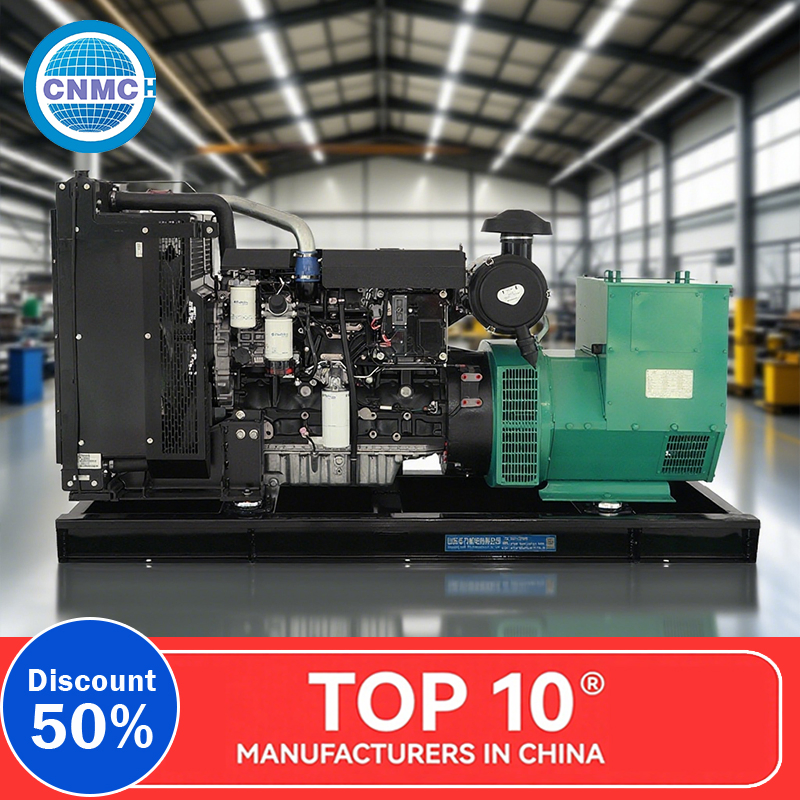 500-750kw Open Frame Gas Generator Set Natural Gas/LPG/Biogas 3-Phase 380V Water-Cooled with ATS