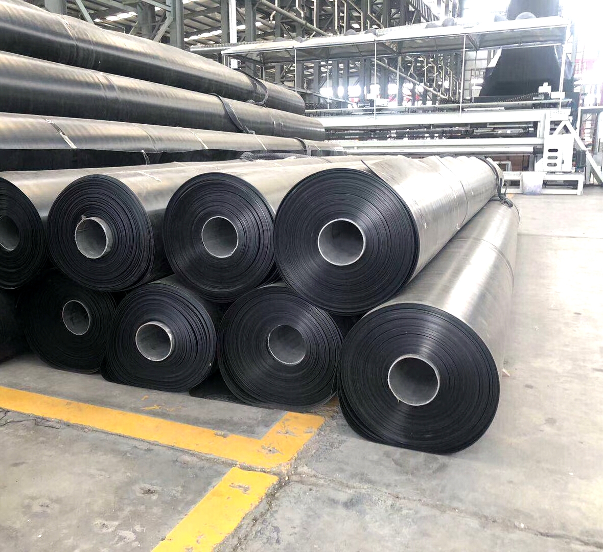 HDPE Geomembrane Biogas Liner Impermeable Membrane For Biogas Digester Sewage Treatment Project