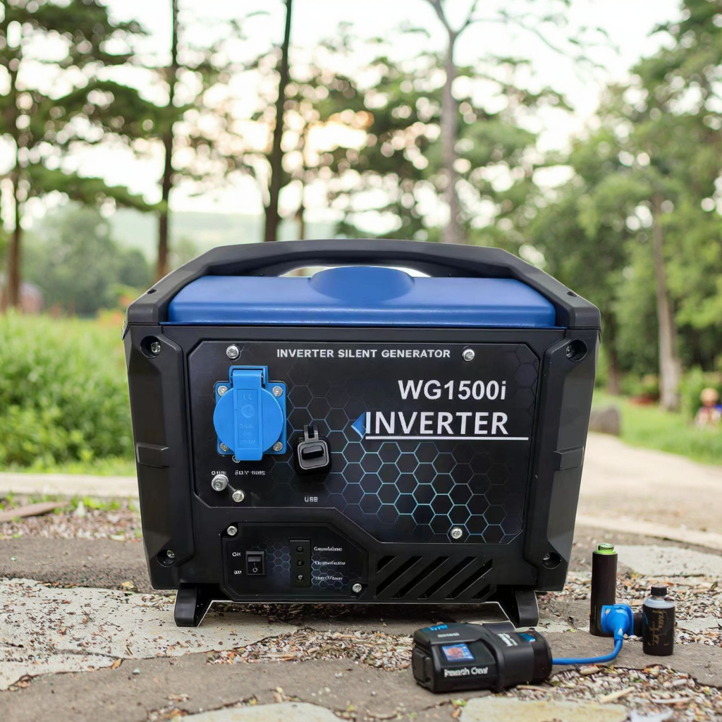 2800Is Silent Portable Inverter Generator Gasoline Set - 220V 50Hz, 3KW-5.5KW Options, Electric Mini Power, No Reviews yet