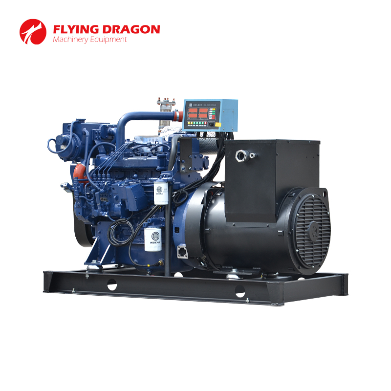 30kw Marine Diesel Generator Set 50/60Hz Three-Phase Single-Phase Voltage with Weichai Engine