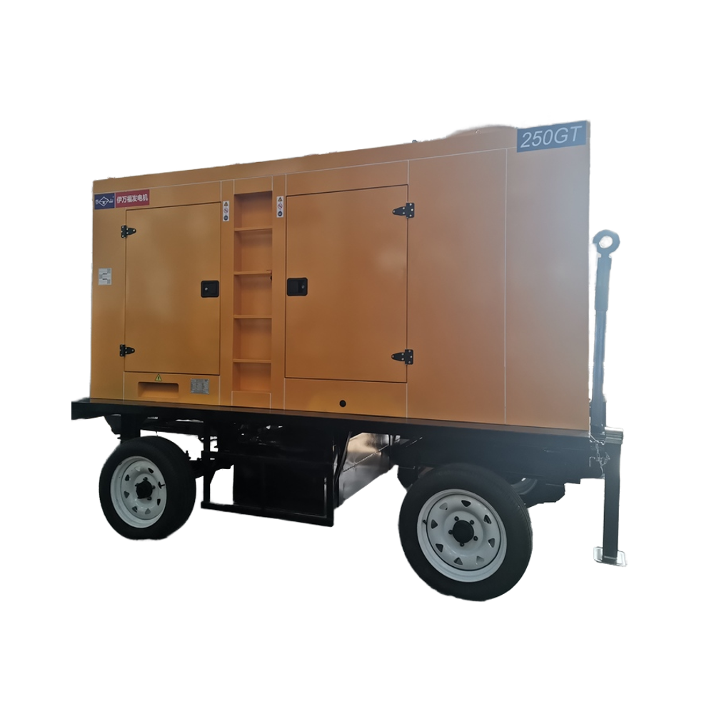 30kw/37.5kVA Electric Diesel Power Generator Mobile Trailer Generating Set with Power Engine for Outdoor Power