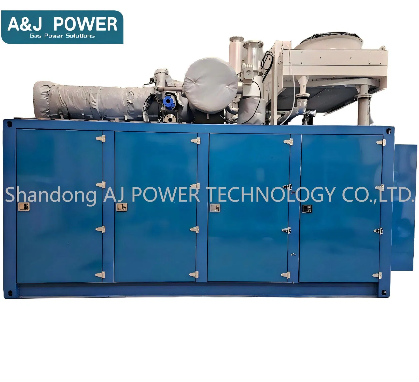 Energy Saving 250kw CNG LPG Silent Gas Generator Set CHP Whr System for Industrial Power Generation