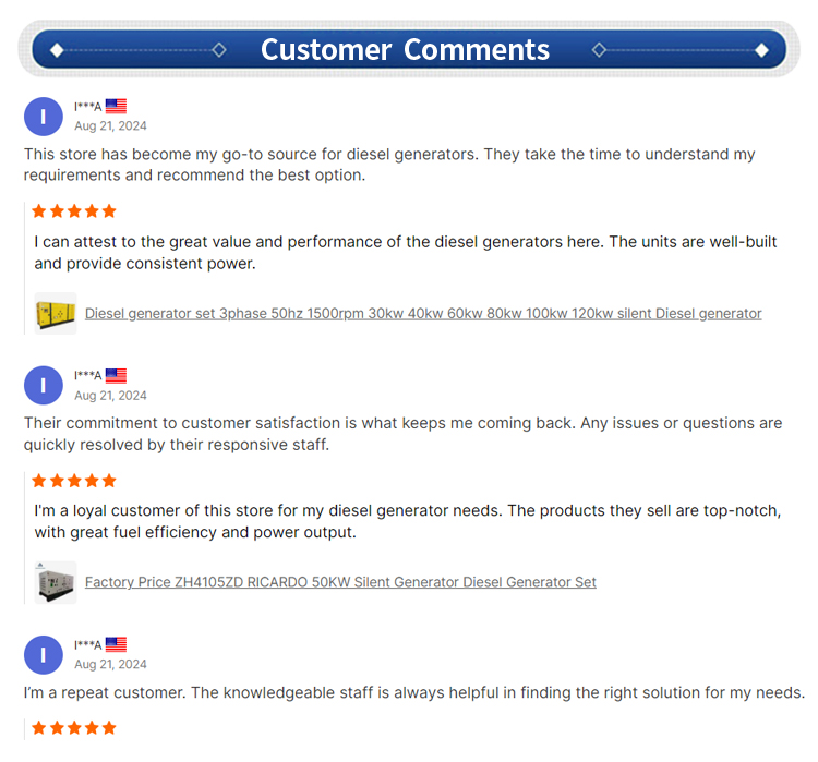 Customer Comments