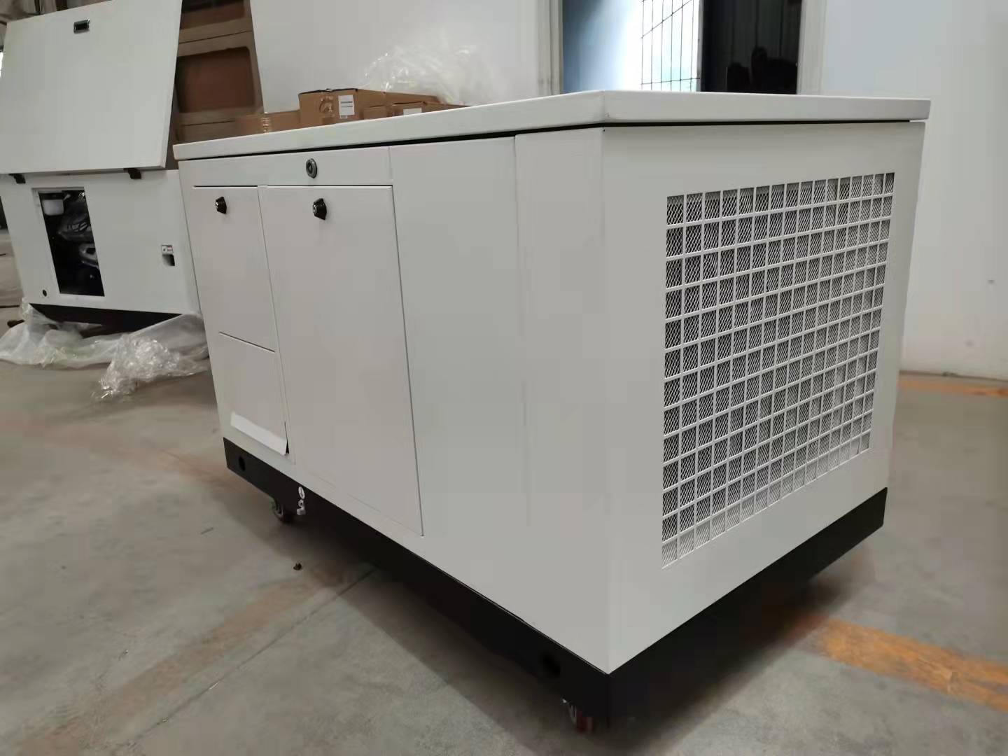Water Cooling 15KW 20KW 30KW Dual Fuel Generator Set Biogas LPG Natural Gas Gasoline Generator Set for Home Use