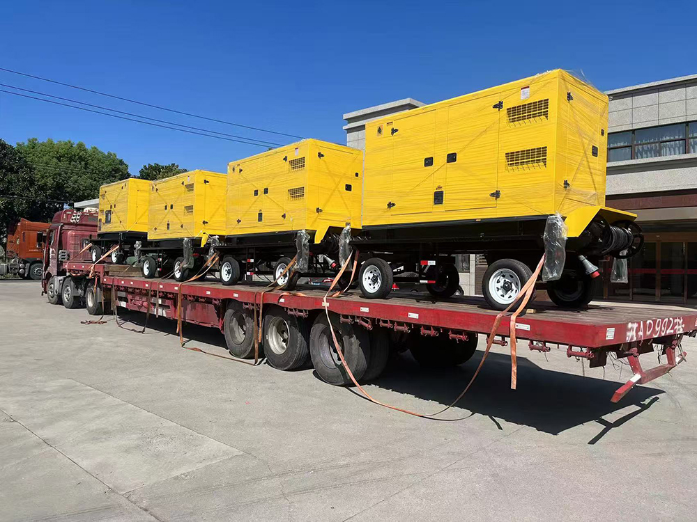 Diesel Generators Set 132Kva/120Kw/100Kva Standby Backup Silent with Trailer Remote Control From Emergency Equipment Supplier