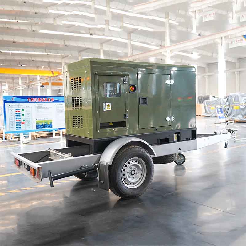Tow Your Power Solution: High-Capacity Trailer Generator with Integrated Fuel Tank &amp; Easy Deployment