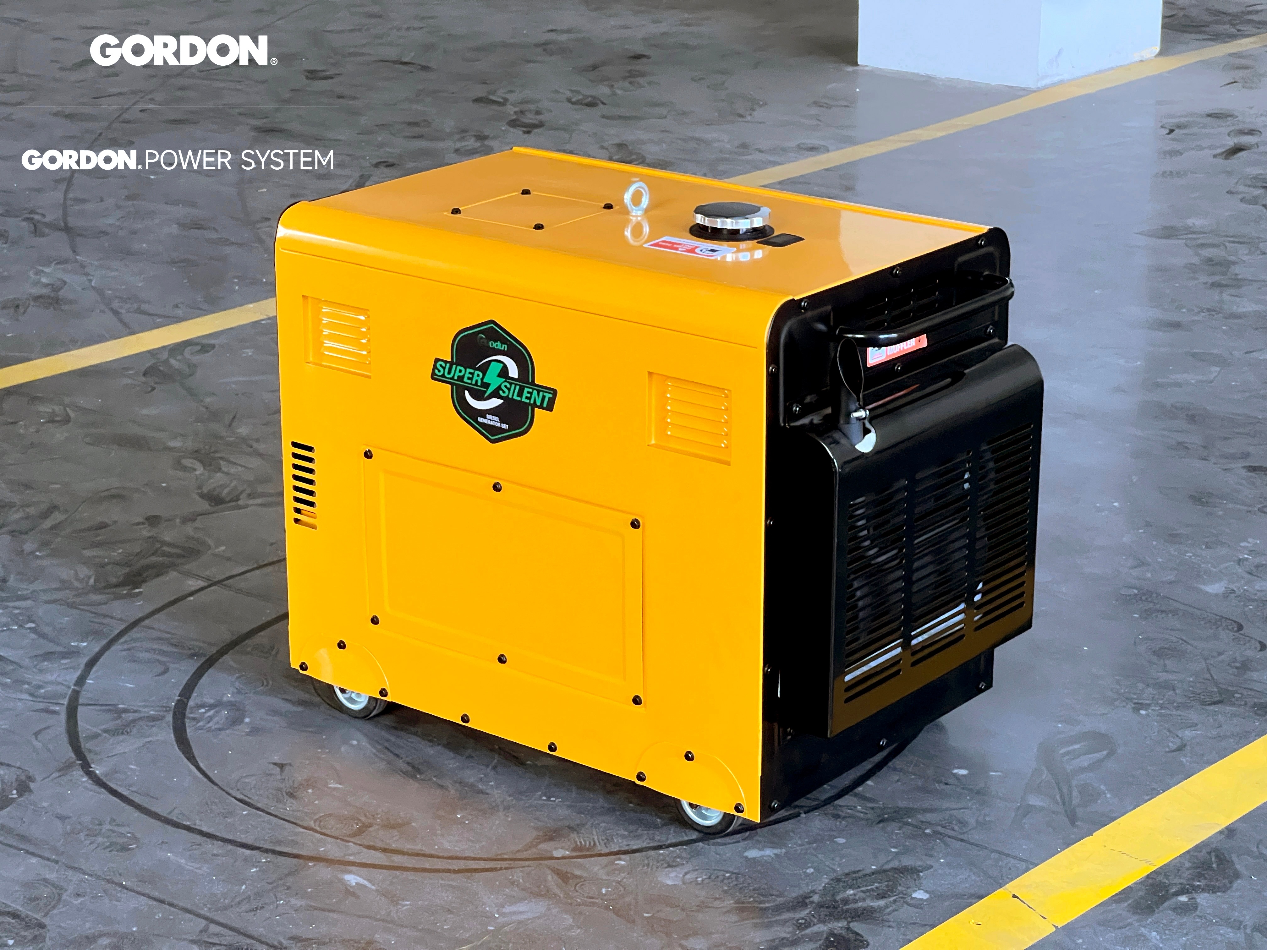 3 Phase 6kw Silent diesel Generator 6.5kva Pure Copper Diesel Generator Water Cooled for Industrial