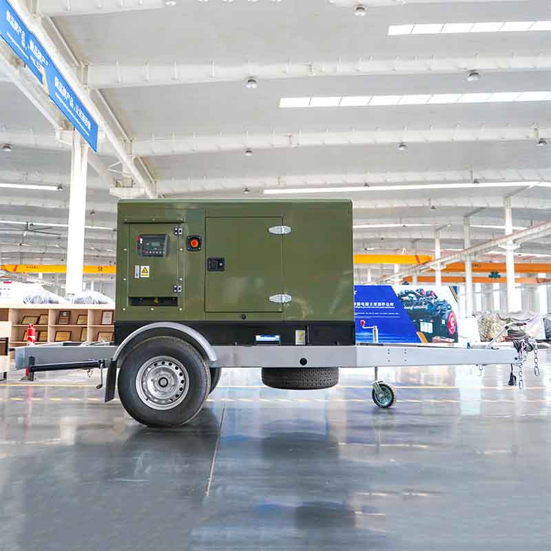 Tow Your Power Solution: High-Capacity Trailer Generator with Integrated Fuel Tank &amp; Easy Deployment
