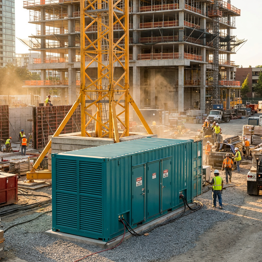 Container Quiet Diesel Generator 2500kva 2000kw 2200kw ByCummins 3 Phase 400V 50Hz For Construction Mining Data Center ISO CE