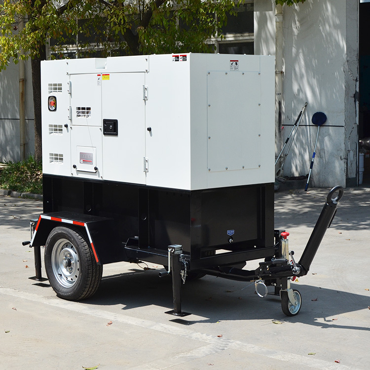 Reliable Soundproof Mobile Power by 60kva 70kva 80kva Perkings Silent Trailer Electricity Diesel Generation Generator Set