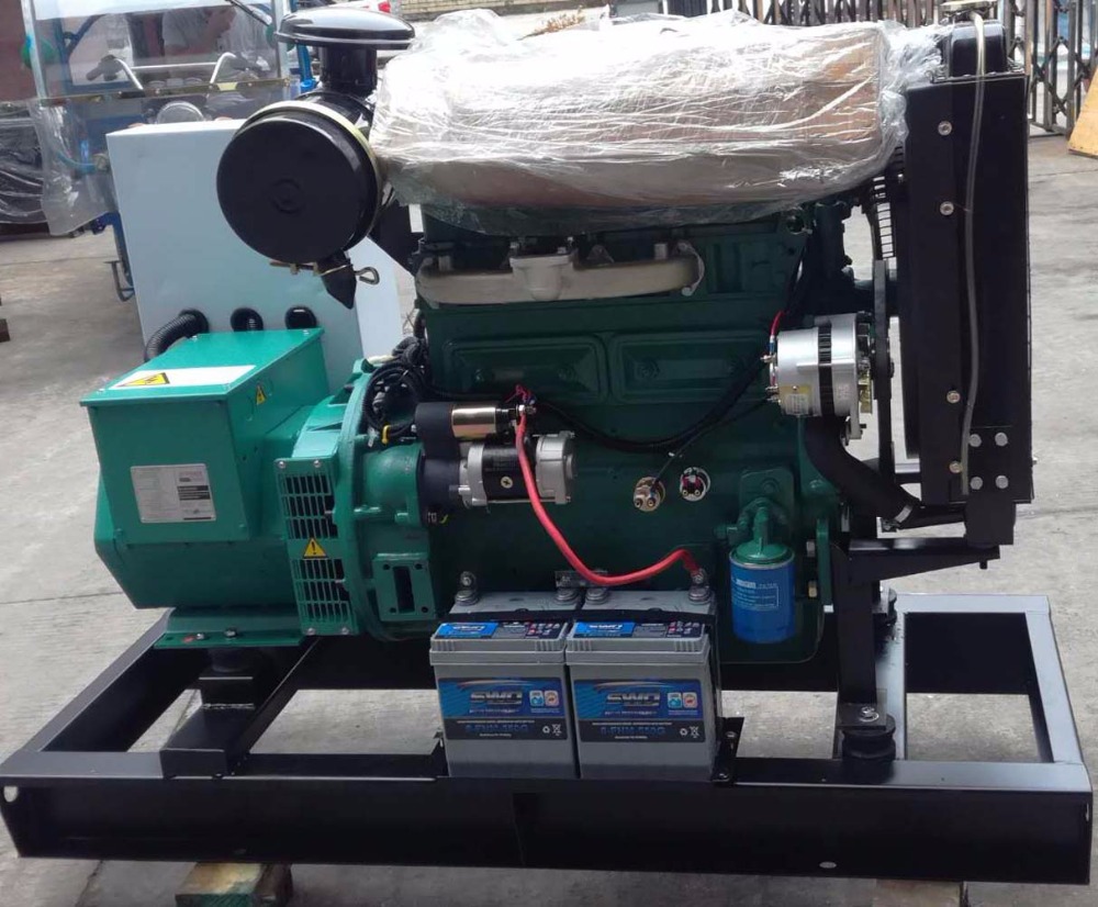 Methane Gas/ Natural Gas/LPG Gas Gesnet Open Frame 20kw Biogas Generator Set