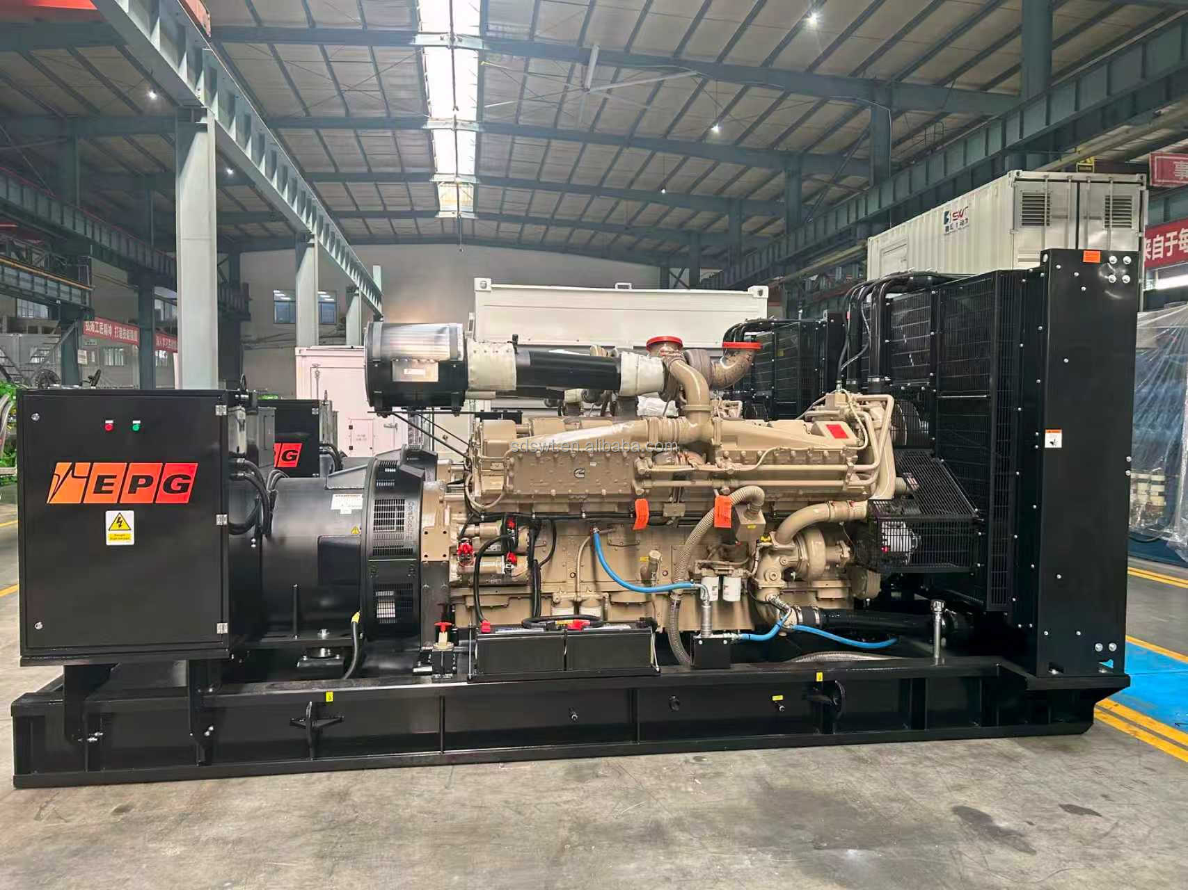 Factory Sales 800KW KTA38-G5 Gas Turbine Generator Set Natural Gas Continuous Power Electric Start Auto Open Water Cooling