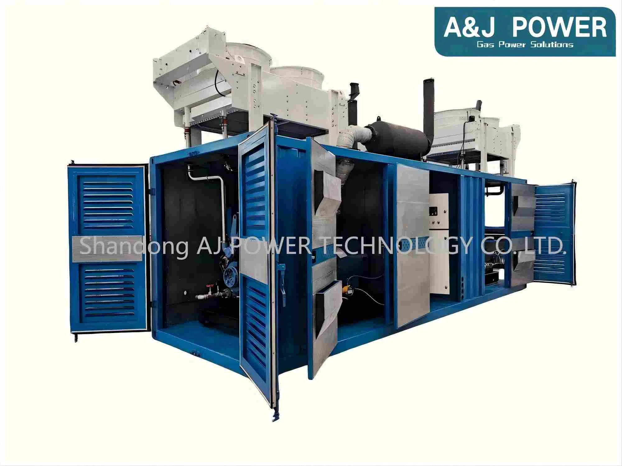 700kw CE/ISO Certified CHP Gas Generator Set for Bitcoin Mining LNG LPG CNG Multi-Fuel