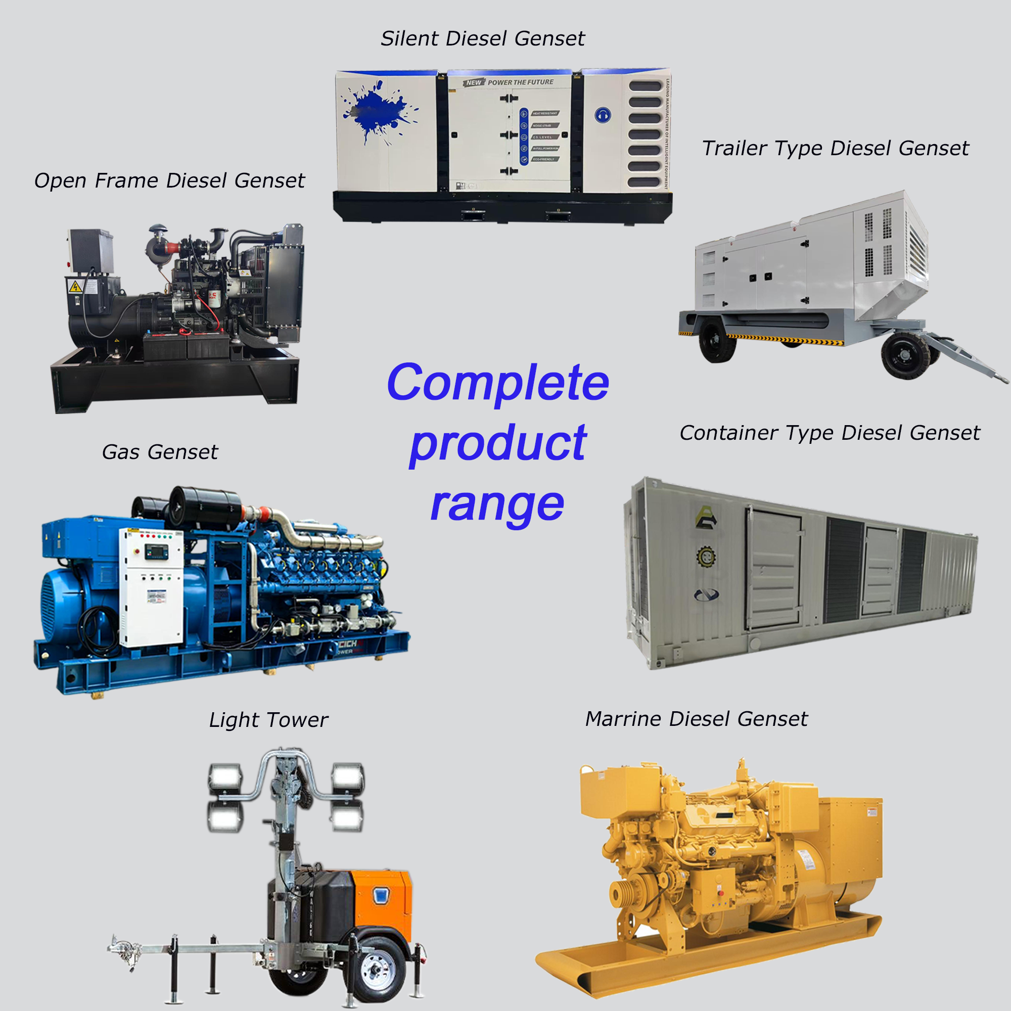 30kw 50kw 100kw 120kw 150kw 200kw Propane /landfill /oil Field /biogas/natural Gas Generator Generator Gas