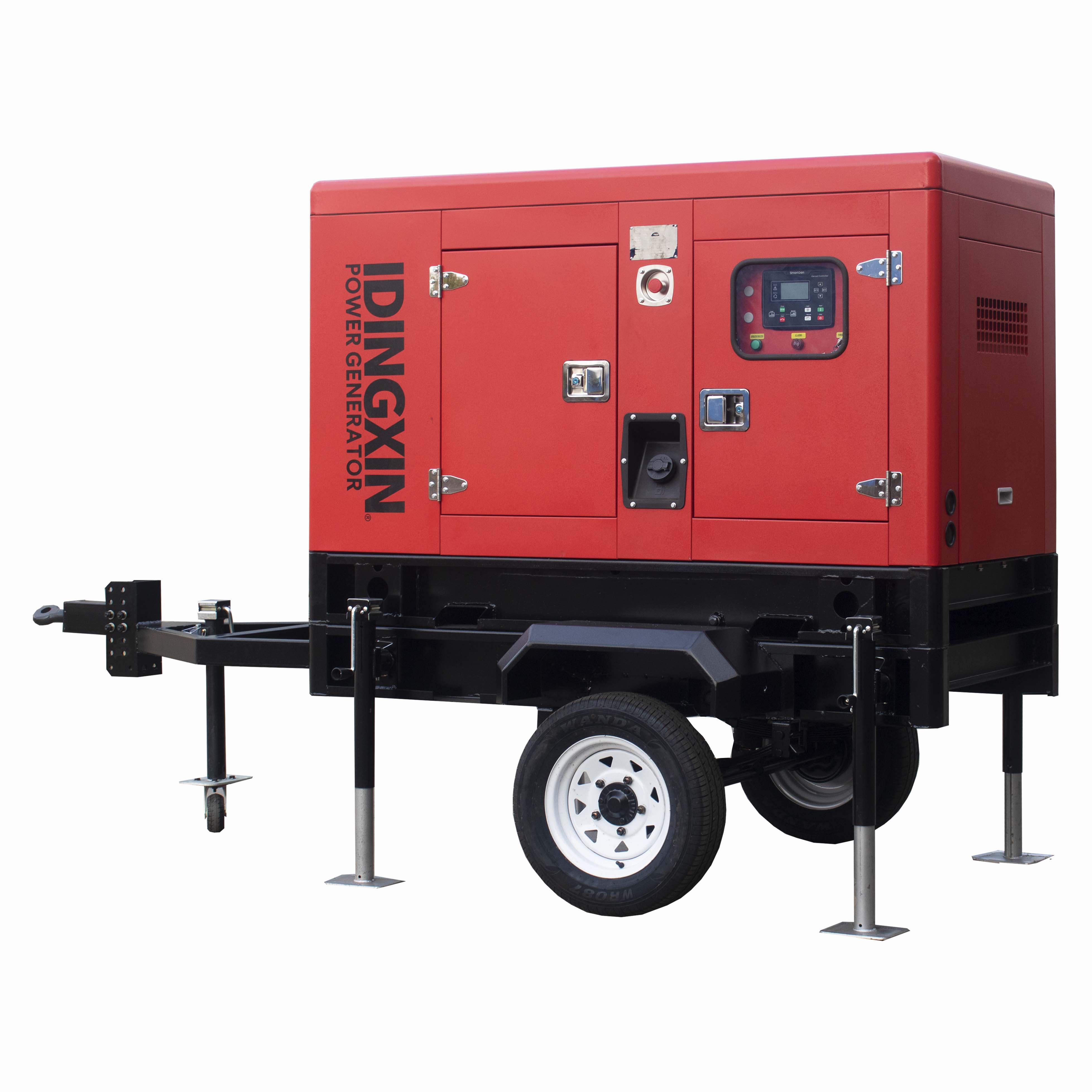 Trailer Silent Type diesel Generators 30kVA 40kW 50kVA100kVA Portable High-speed Generator Set Suitable for Road Use and Outdoor