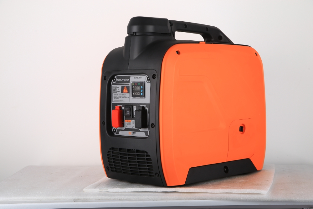 AC Single Phase DC 12V 1000W Gasoline Inverter Generator Set