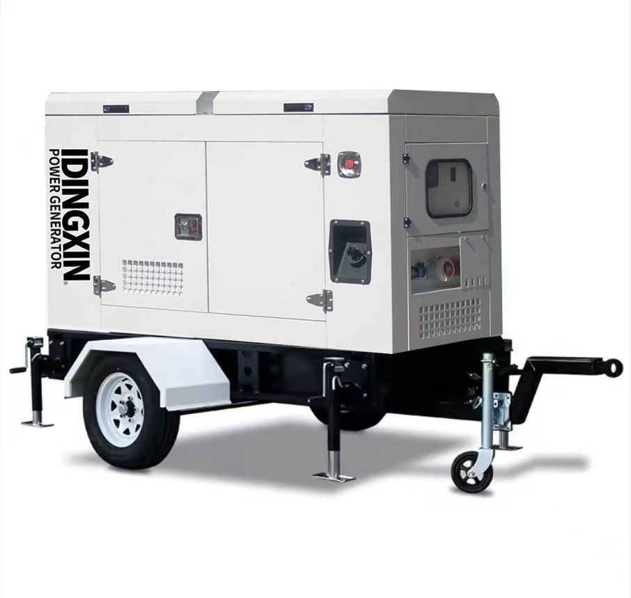 Trailer Silent Type diesel Generators 30kVA 40kW 50kVA100kVA Portable High-speed Generator Set Suitable for Road Use and Outdoor