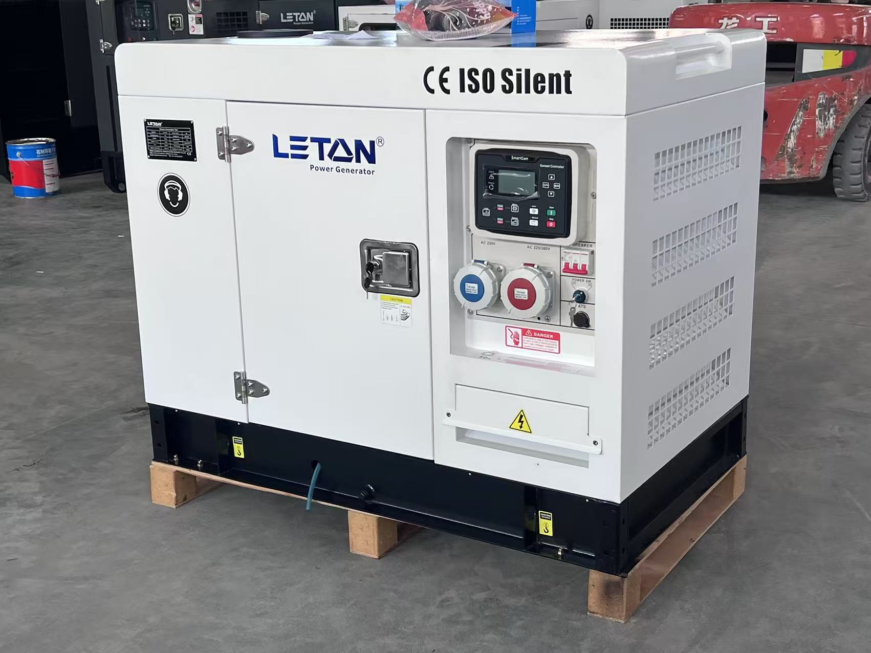 LETON 15kw Open Silent Diesel Generator Set Portable Standby Power With ATS Option Super Silent 15Kw/20kw diesel Generator Set