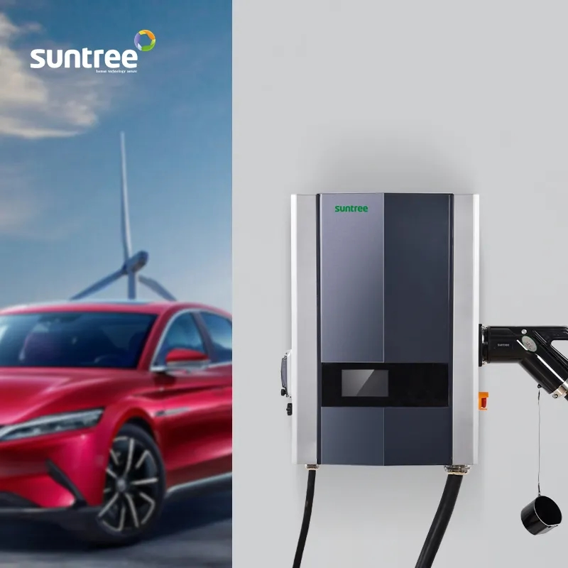 Five Power Ratings DC Wall-Mounted EV Charger 30kw CCS2