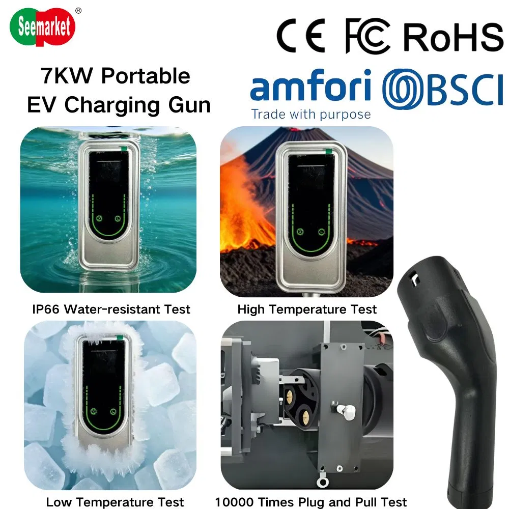 AC EV Charger Level 2 Station 7kw11kw 22kw Wall Mounted Electric Vehicle Charging Station