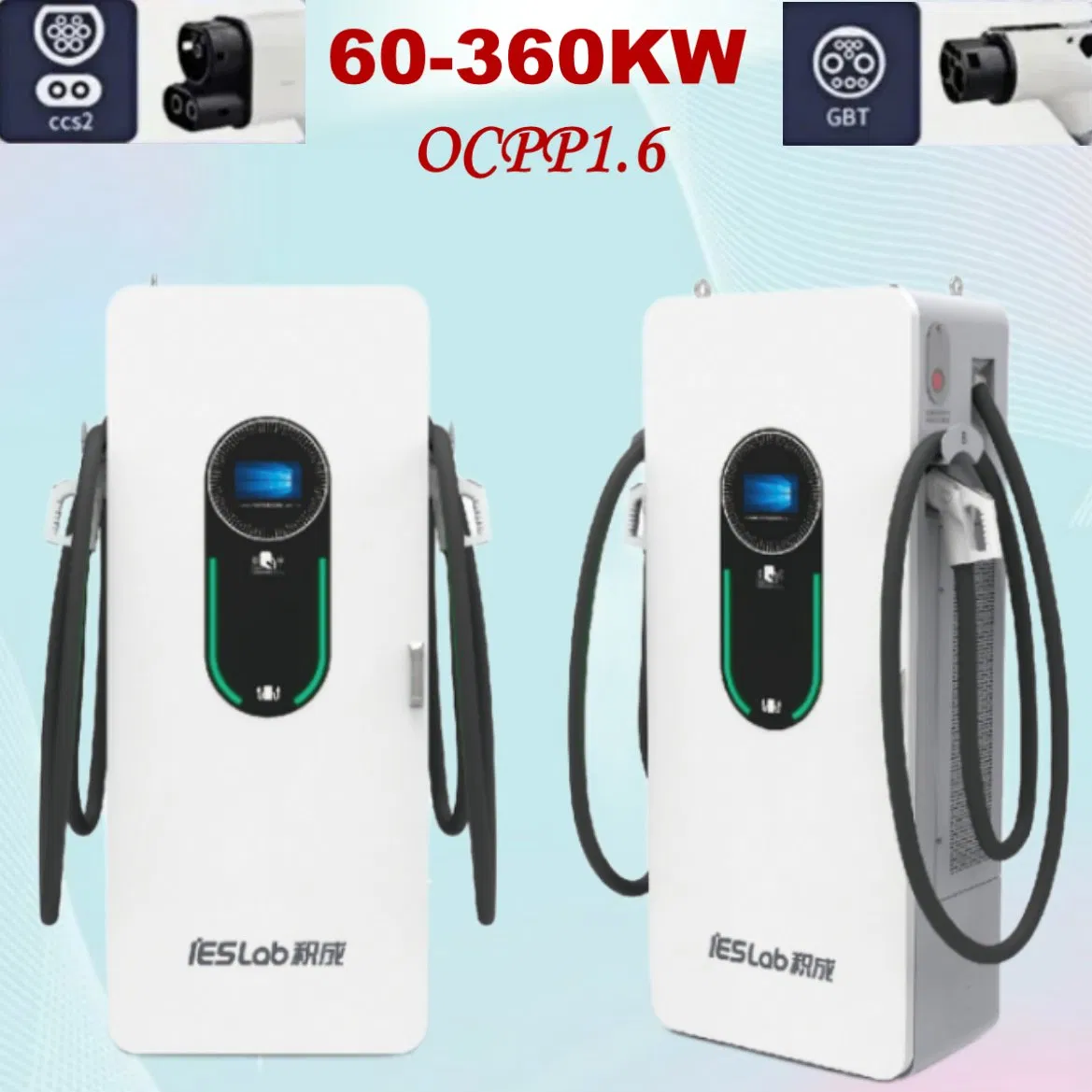 Reliable Factory Commercial CCS2 Gbt 60kw 80kw 120kw 160kw 240kw 360kw Electric Vehicle Car Battery Fast DC EV Charge Charging Solution with Ocpp CE for Evs