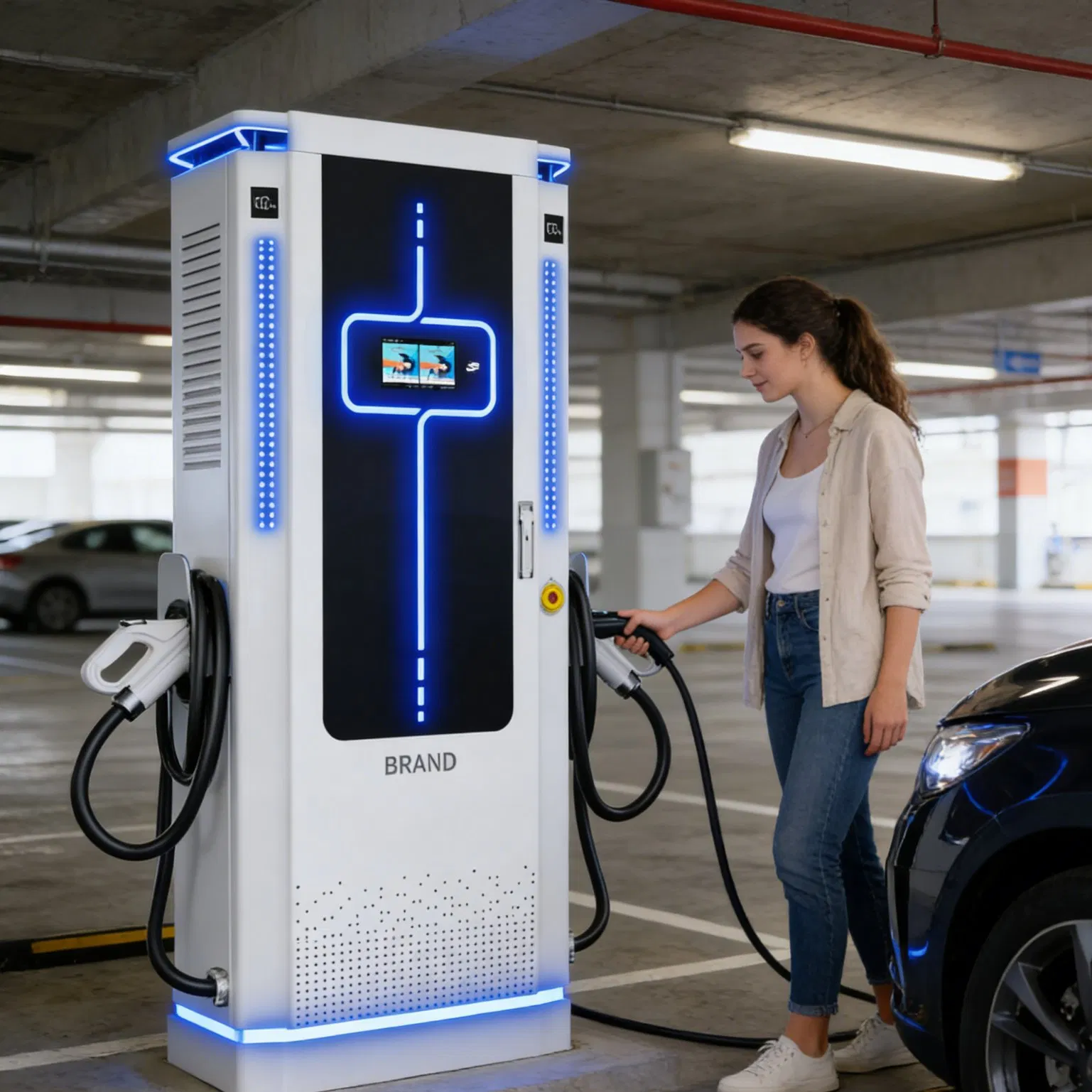240kw CCS2 Liquid Cooled Ultra-Fast EV Charger Highway Use