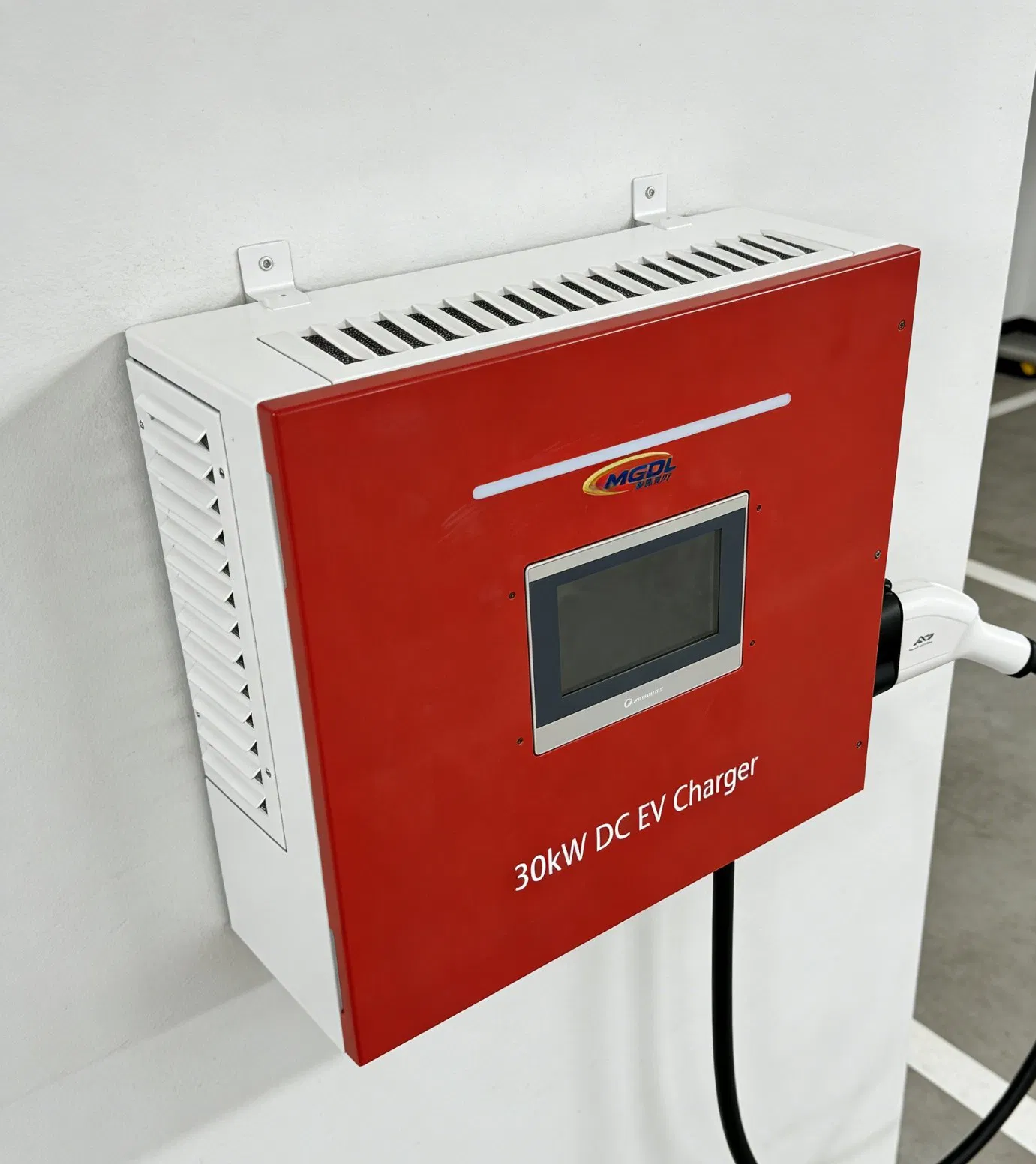 20-40kw DC Charging Pile EV Car Charger Wall-Mounted Minimalist Design