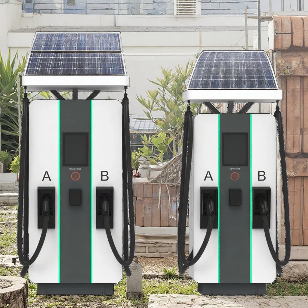 120kw Solar-Powered Charger ODM OEM E-Mobility Car Charging Station CCS1 Fleet EV Charging Solutions CCS2 Level 2 EV Charger 4G