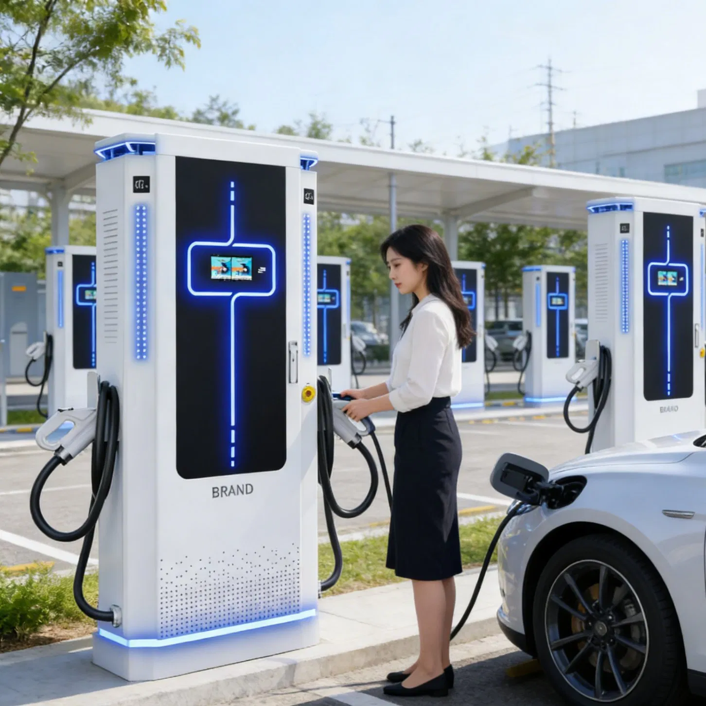 Solar-Powered 60kw DC EV Charger for Australian Outback with off-Grid Capability