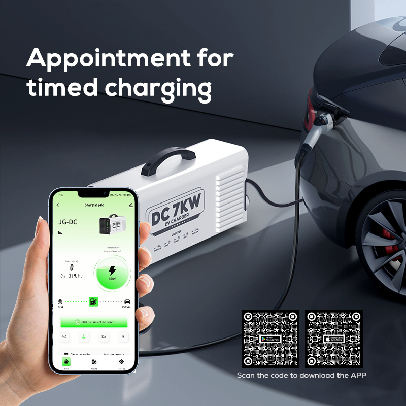 Ovrod Portable 7kw DC EV Charger for Electric Vehicle Charging