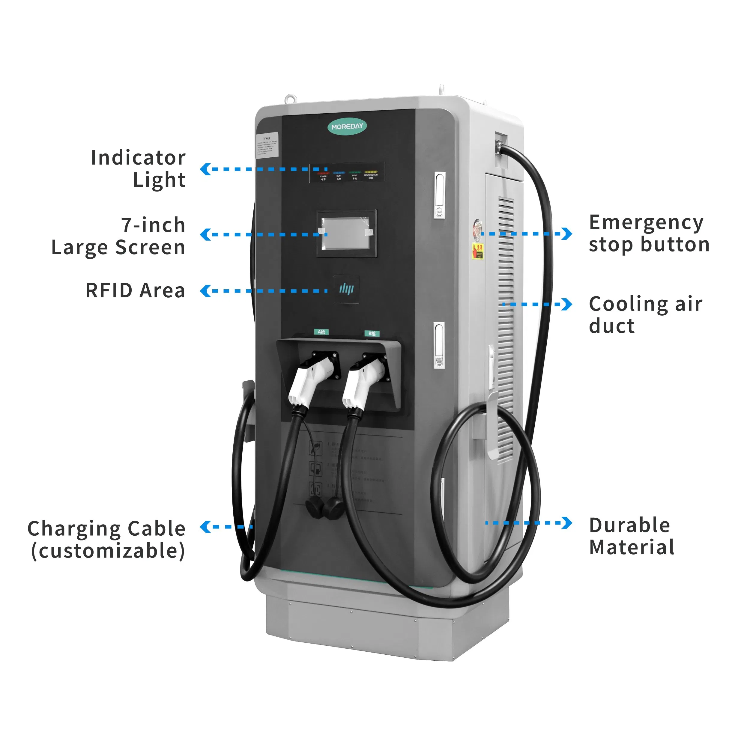 Heavy Duty DC Charging System 150kw-480kw for Electric Bus &amp; Logistics Fleet