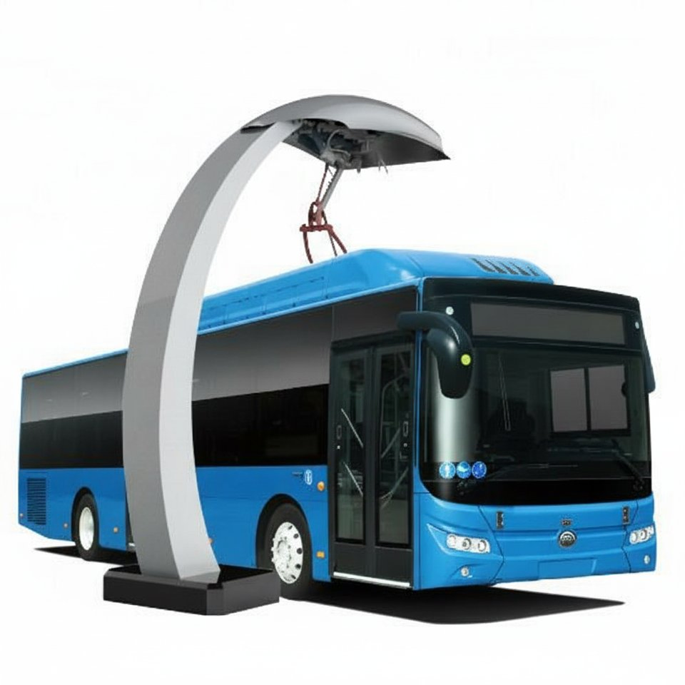Hici 300 to 600kw Pantograph Charging System for Fleet E-Bus Fast Charging