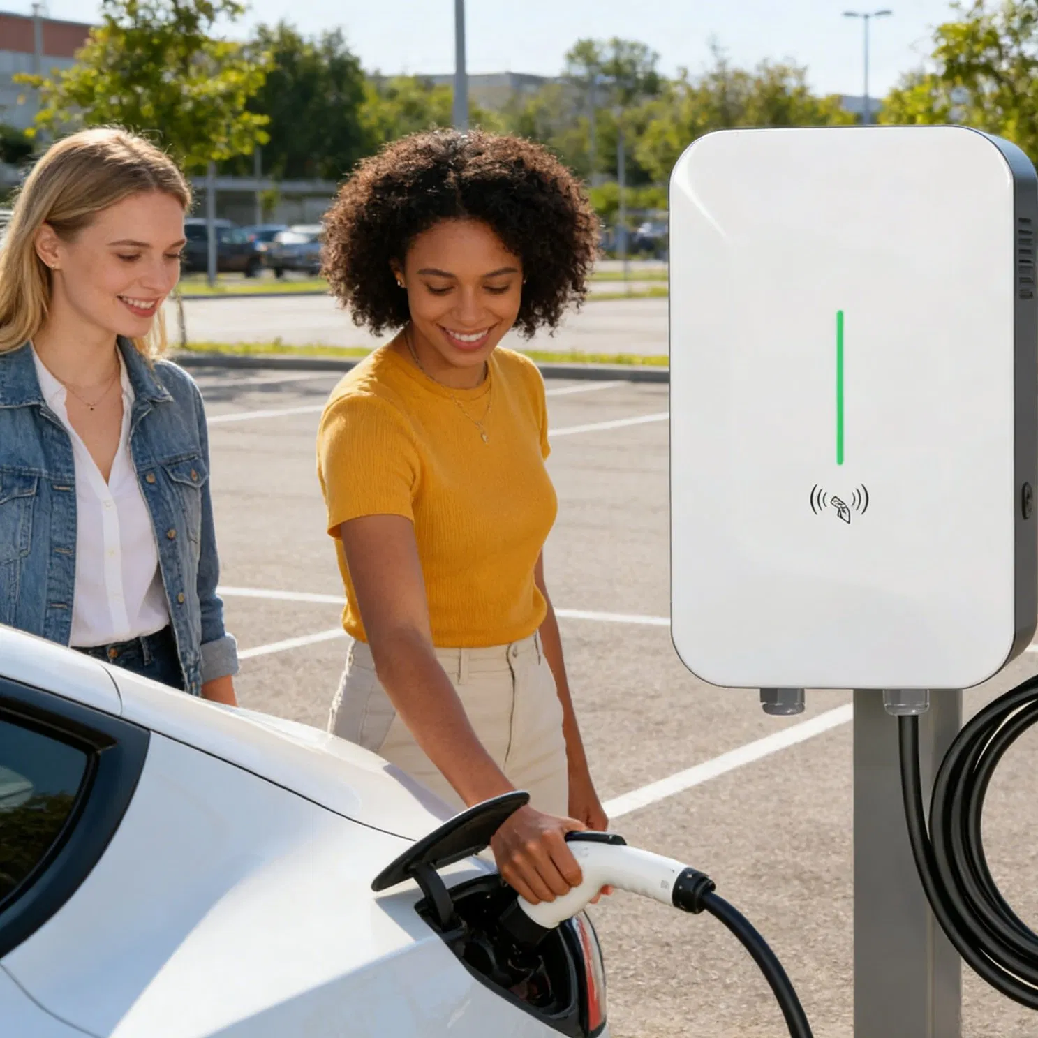 Best-Selling Globally Byd Series All-Inclusive EV Charging Station, Supporting Ocpp 7kw 11kw 22kw Electric Vehicle Charging Station