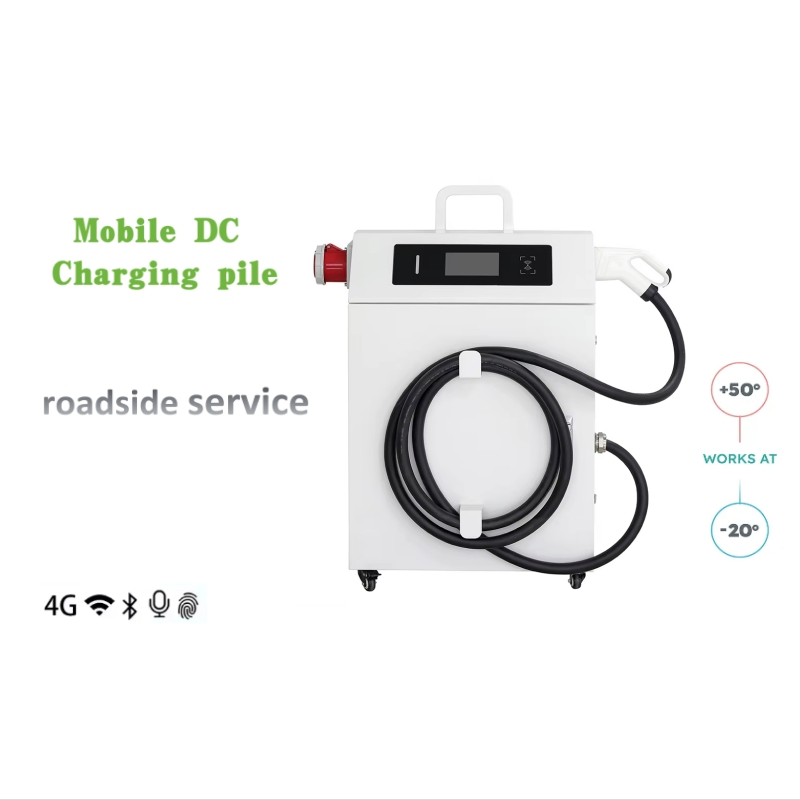 Commercial EV Mobile Portable Charging Pile GB/T/CCS1/CCS2/Chademo DC 220V-380V Electric Vehicle Charger