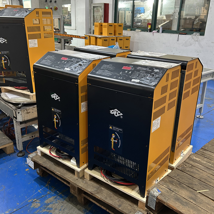 DC Battery Charger Lithium Ion Battery Charger Shineng Czb5c 48 Volt Industrial Battery Charger for Forklift