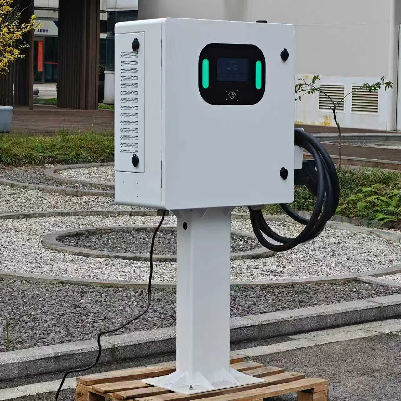 30kw DC Fast EV Charger IP54 Waterproof Wall Floor Mounted Charging Station