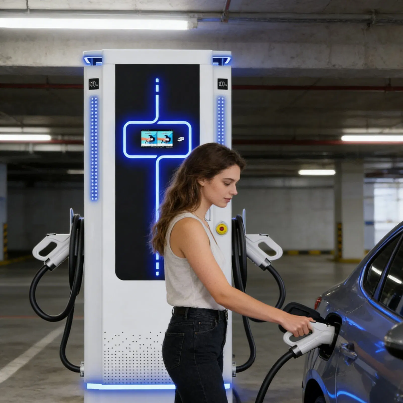 240kw CCS2 Liquid Cooled Ultra-Fast EV Charger Highway Use