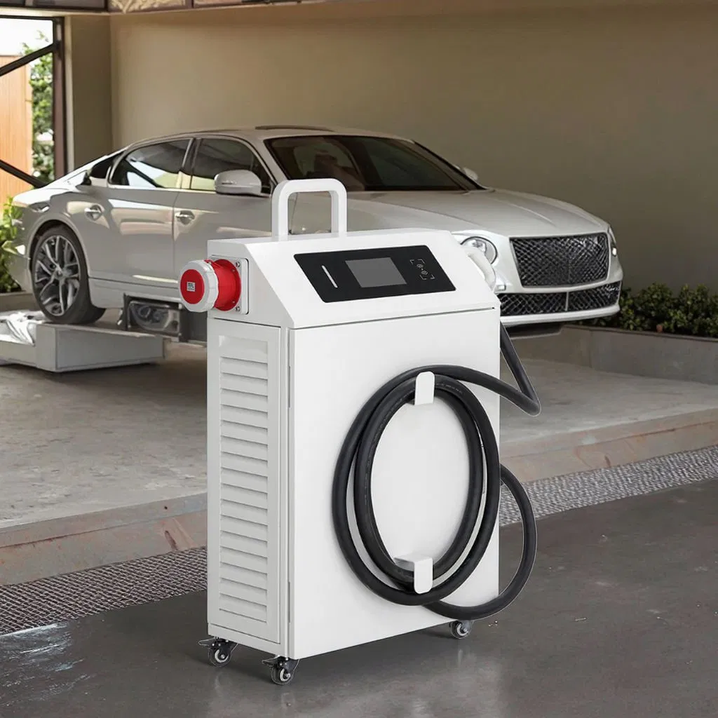 Commercial EV Mobile Portable Charging Pile GB/T/CCS1/CCS2/Chademo DC 220V-380V Electric Vehicle Charger